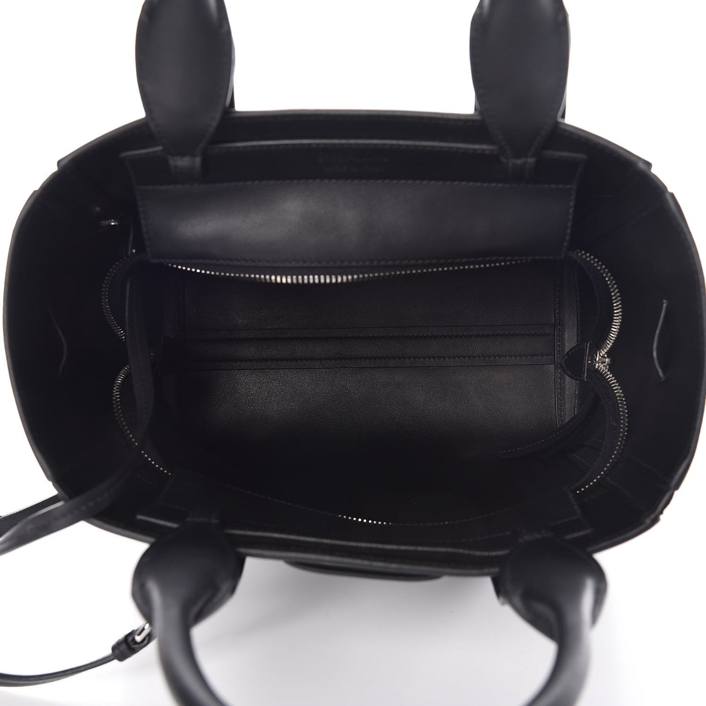 Grace Lux Light Small Ouverture Shoulder Bag Black White