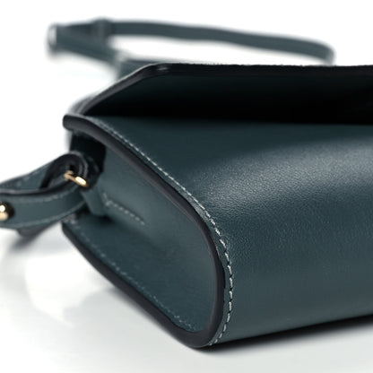 Chloe Suede Calfskin Mini Faye Shoulder Bag Cloudy Blue 9 of 12