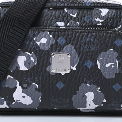 MCM Visetos Floral Leopard Klassik Crossbody Bag Black 8 of 11