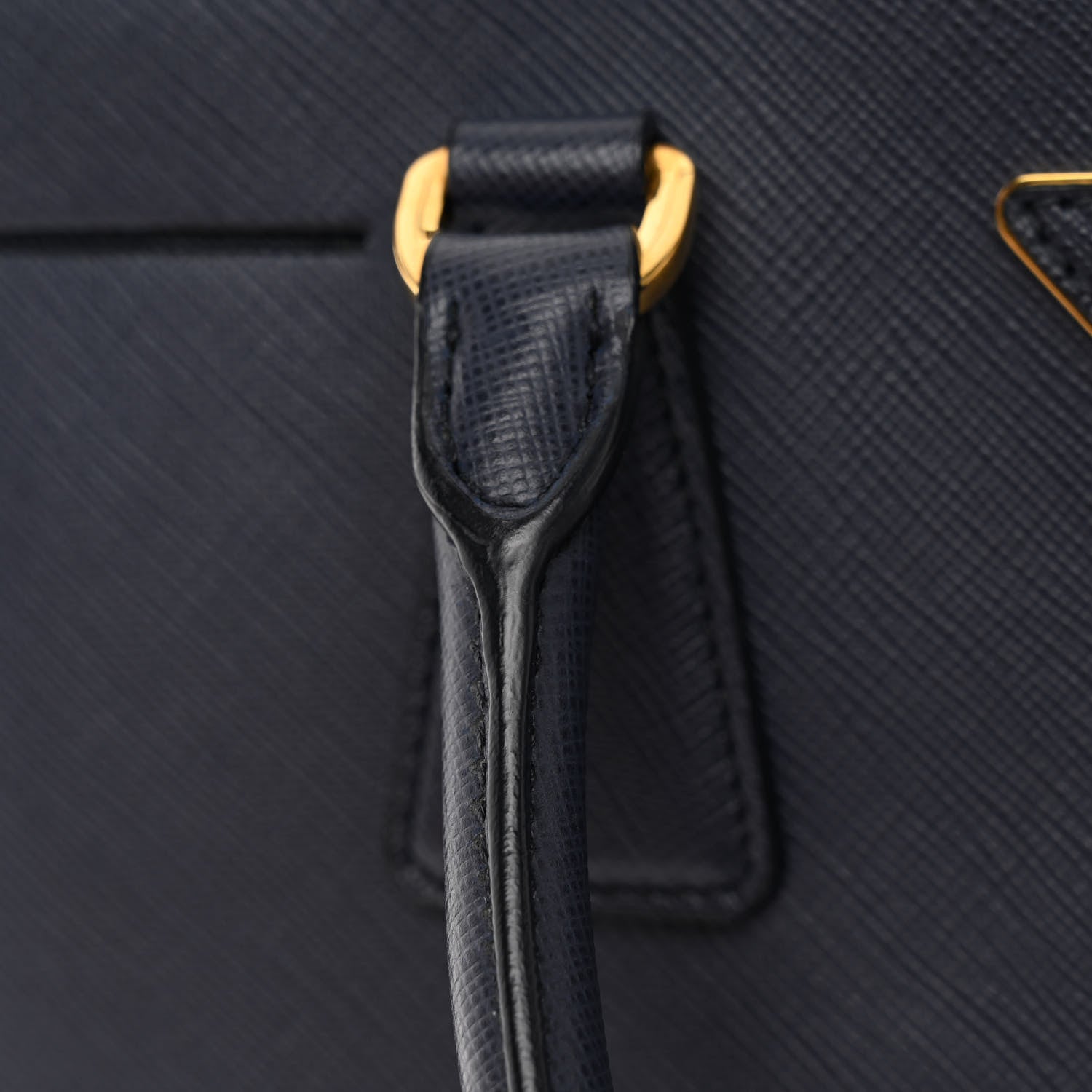 Prada Saffiano Mini Galleria Double Zip Tote Baltico 12 of 13