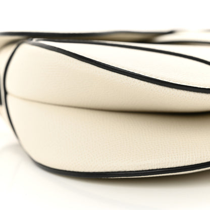 Christian Dior Grained Calfskin Saddle Bag White 9 of 11