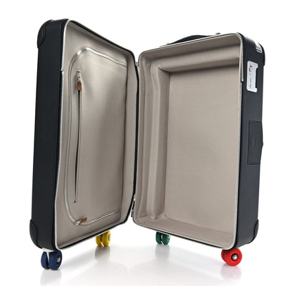 Hermes Taurillon Regate Militaire Sports Toile R.M.S. Trolley Case Luggage Black 4 of 9