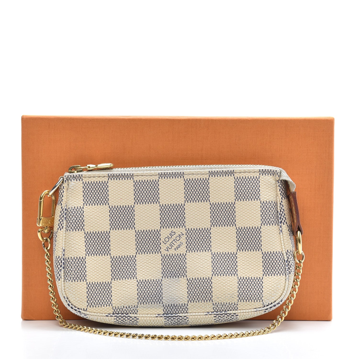 Louis Vuitton Damier Azur Mini Pochette Accessories 12 of 12