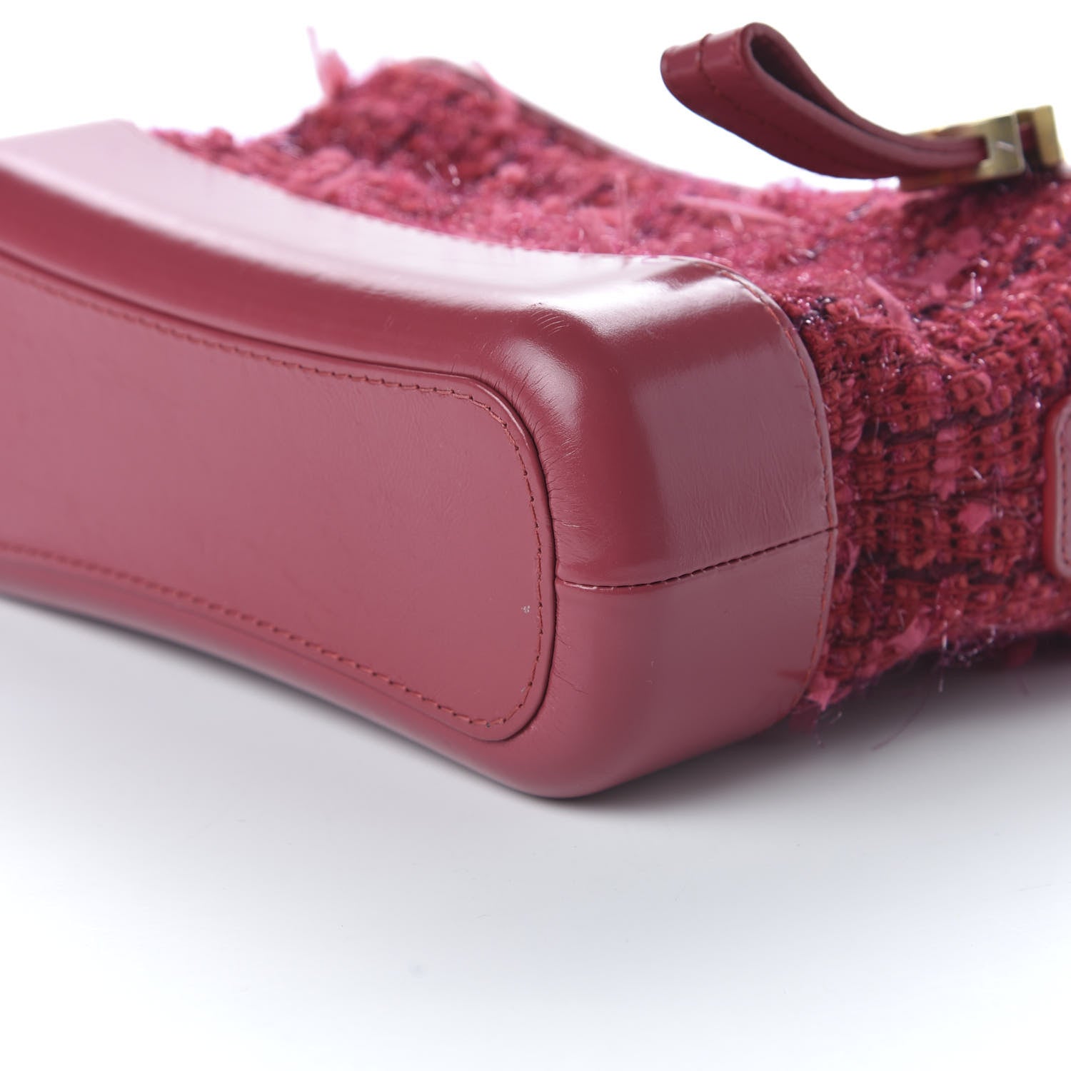 Chanel Tweed Calfskin Small Gabrielle Hobo Pink 7 of 9