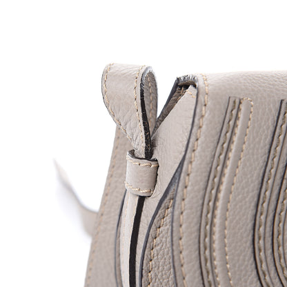 Chloe Calfskin Mini Marcie Round Crossbody Bag Cashmere Grey 10 of 10