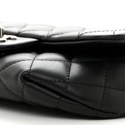 Chanel Calfskin Quilted CC Uniform Flap Belt Bag Black 10 of 10