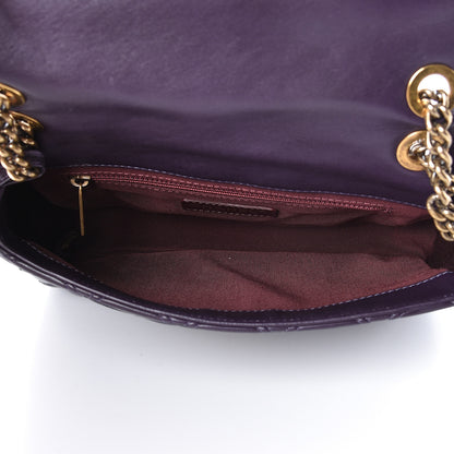 Chanel Calfskin Diamond Debossed Medium Cosmos Flap Purple 5 of 11