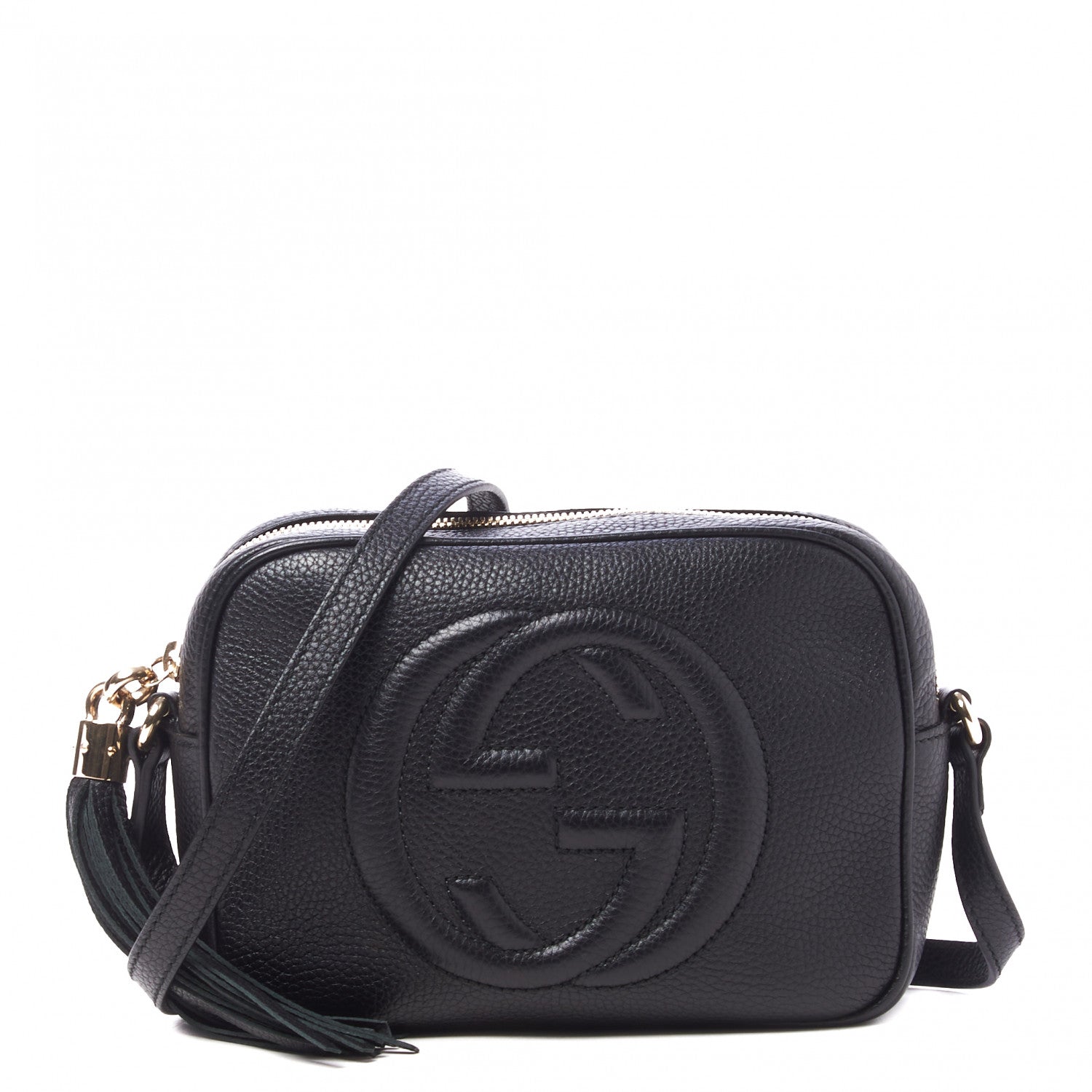 Gucci Pebbled Calfskin Small Soho Disco Bag Black 1 of 9