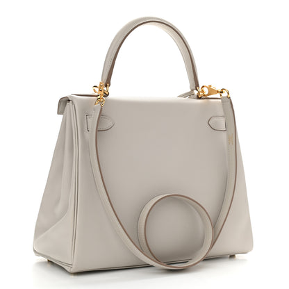 Hermes Evercolor Kelly Retourne 28 Gris Perle 2 of 9