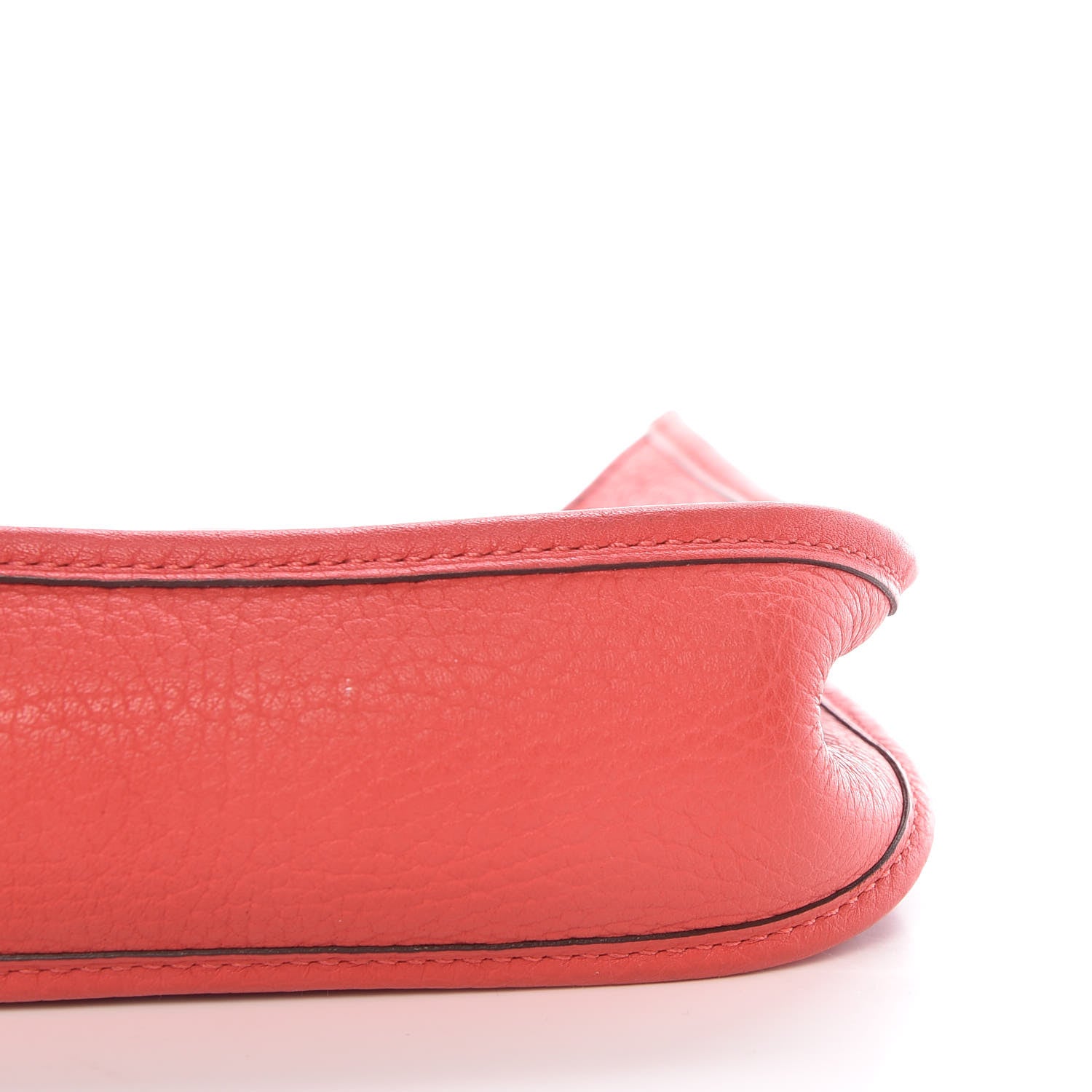 Hermes Taurillon Clemence Amazone Evelyne TPM Rouge Pivoine Rose Sakura 12 of 12