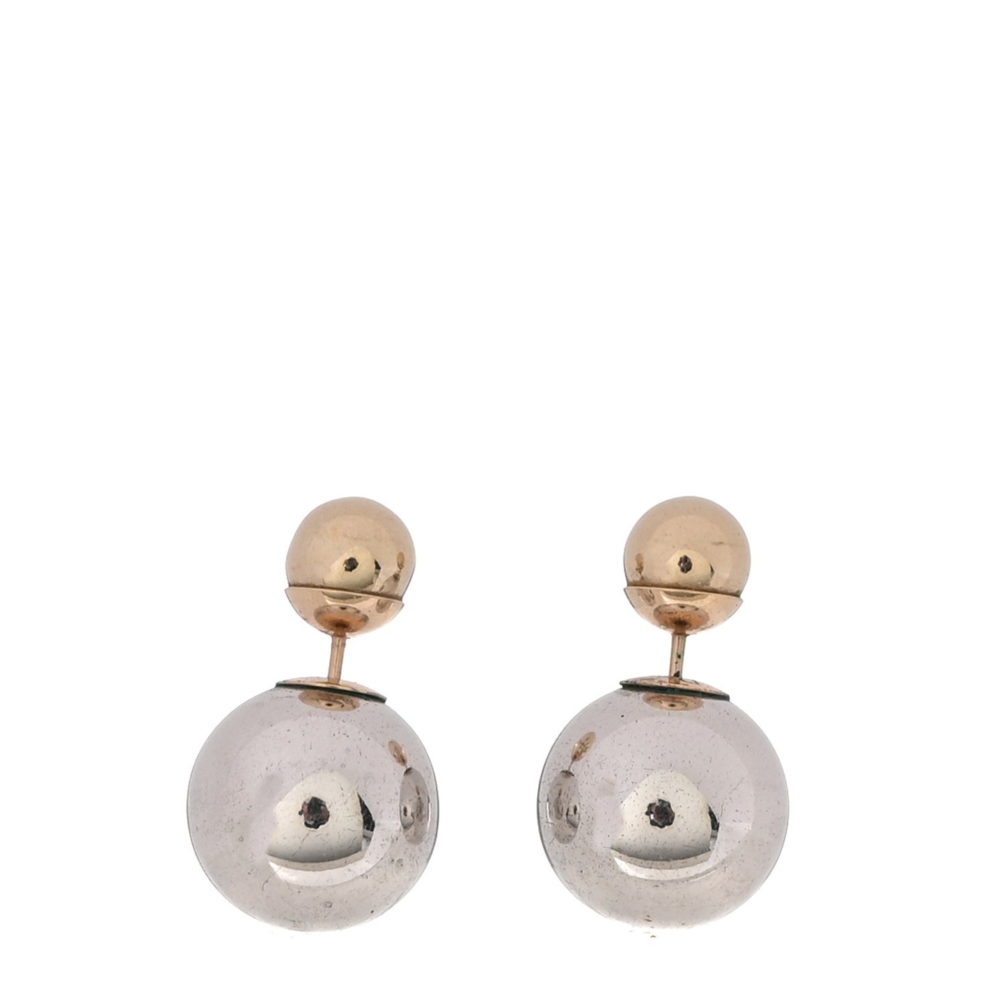Mise En Dior Tribal Earrings Silver Gold