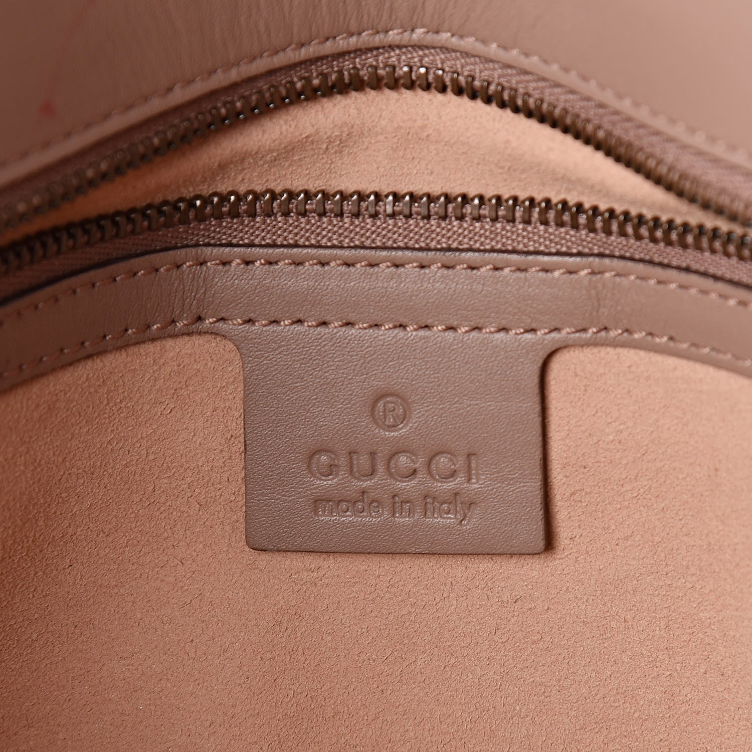 Gucci Calfskin Matelasse Medium GG Marmont Shoulder Bag Porcelain Rose 6 of 11