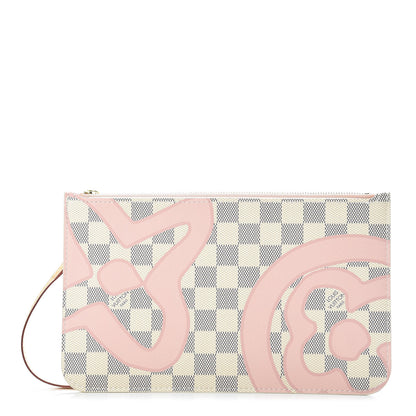 Louis Vuitton Damier Azur Tahitienne Neverfull MM GM Pochette 1 of 9