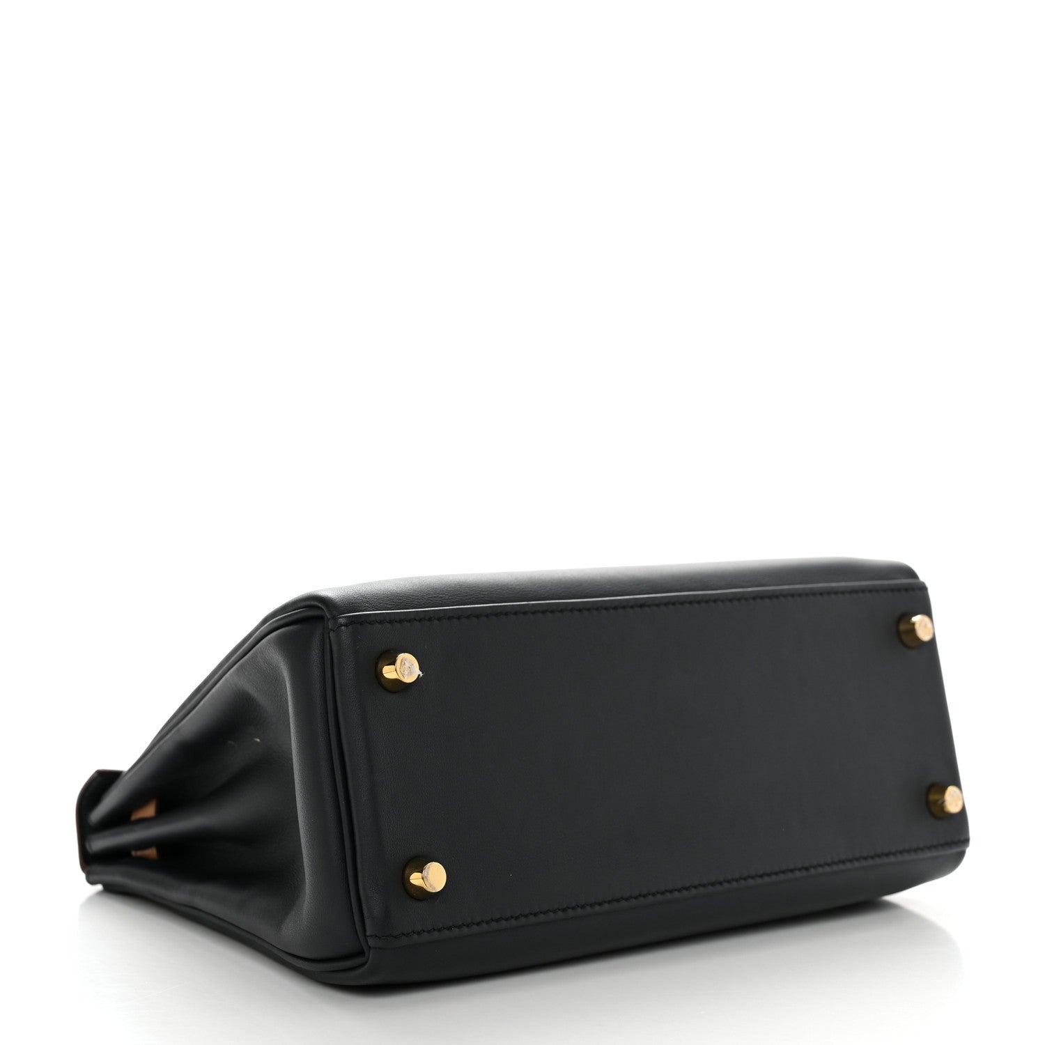 Hermes Swift Colormatic Kelly Retourne 25 Caban Black Chai Gold Etoupe 4 of 11