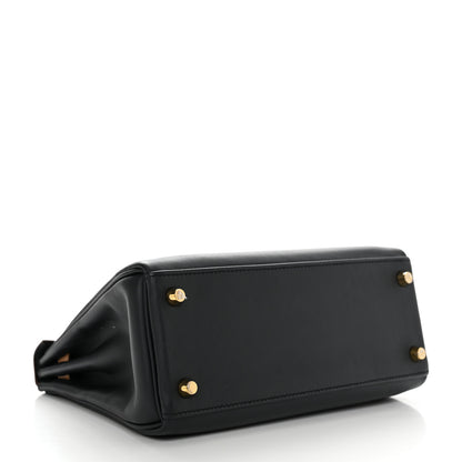 Hermes Swift Colormatic Kelly Retourne 25 Caban Black Chai Gold Etoupe 4 of 11