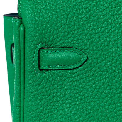 Hermes Togo Verso Birkin 25 Menthe Vert Bosphore 13 of 34