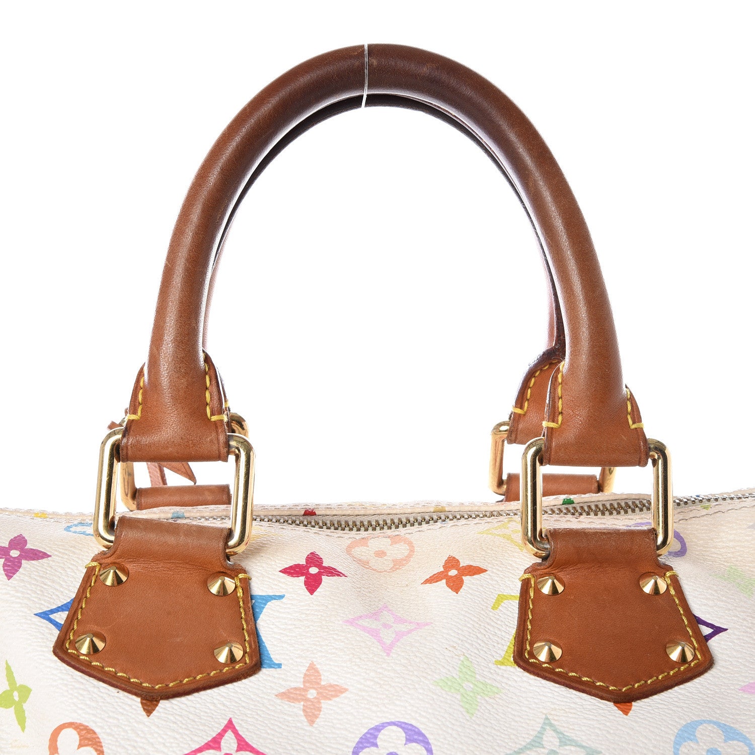 Louis Vuitton Monogram Multicolor Speedy 30 White 10 of 19