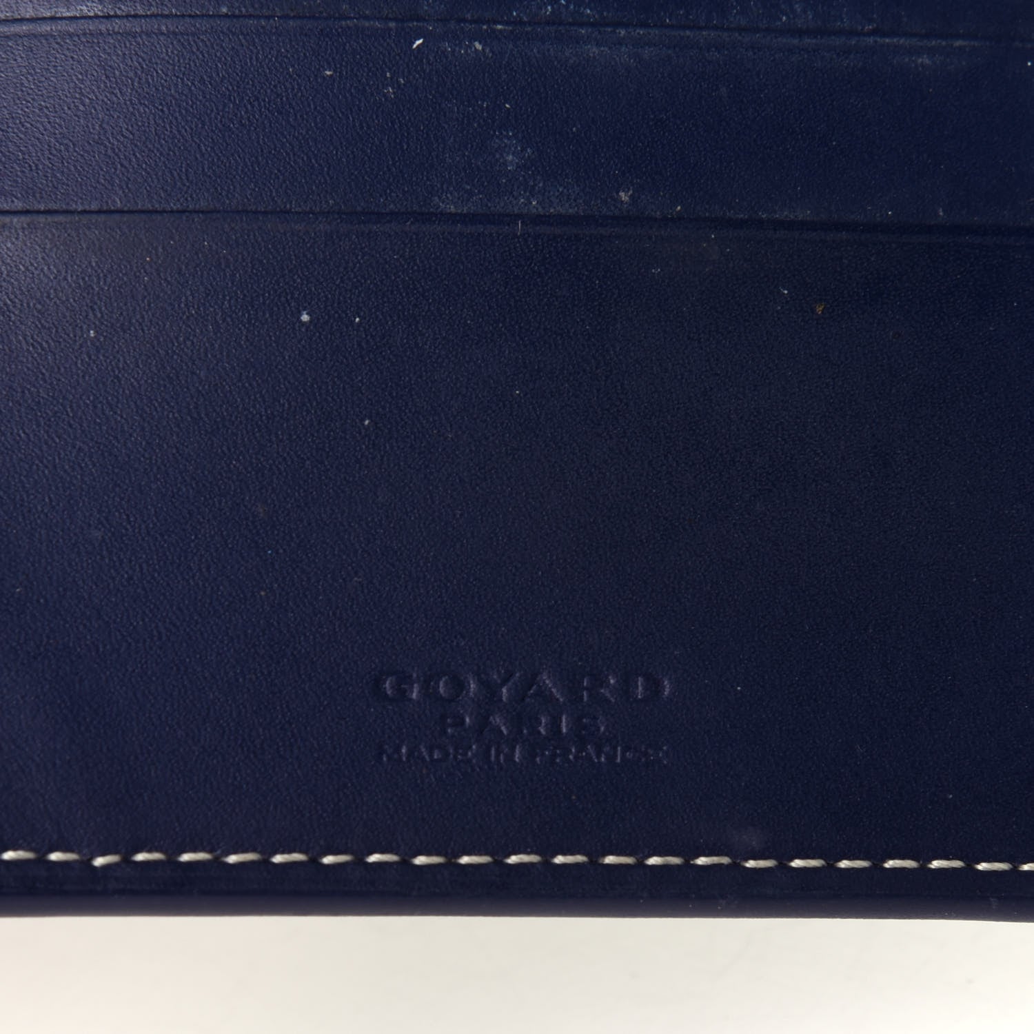 Goyard Goyardine Bi-Fold Victoire PM Wallet Navy 7 of 10