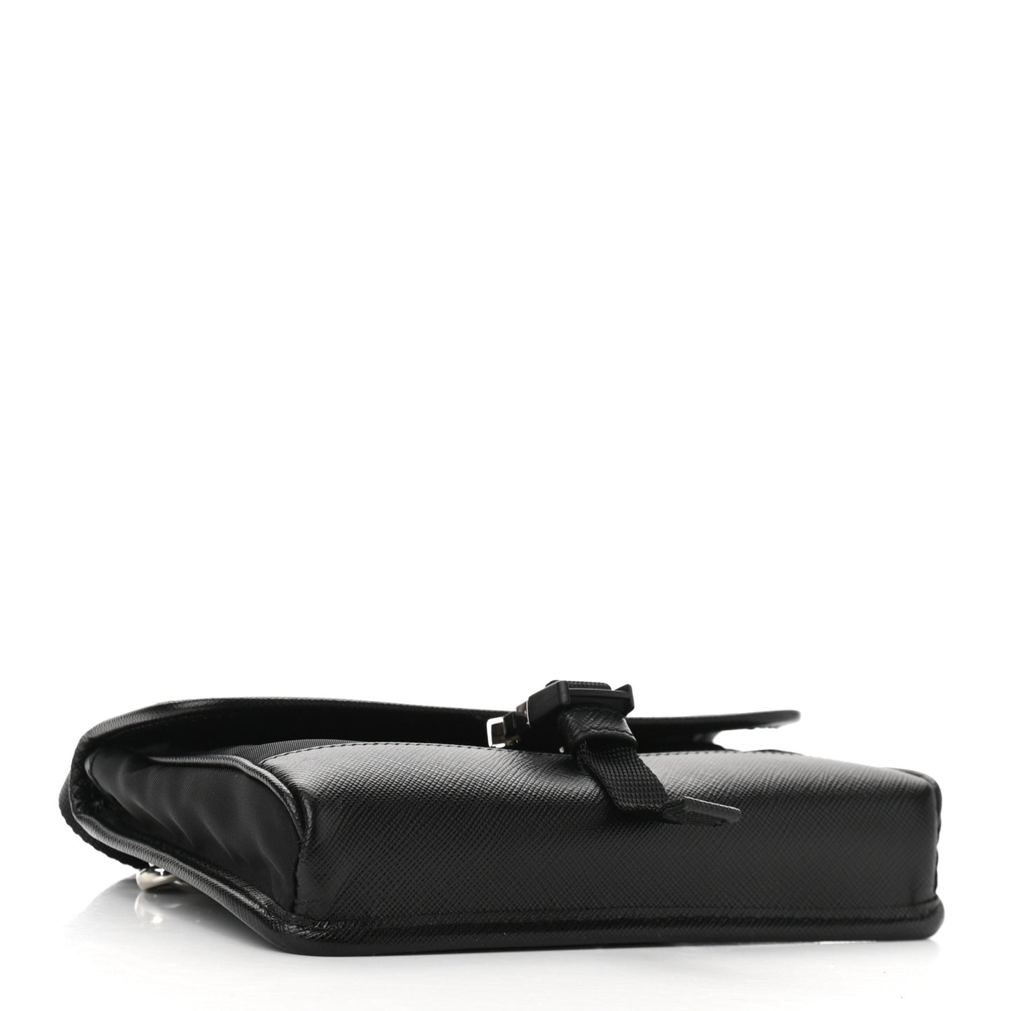 Re-Nylon Saffiano Smartphone Case Crossbody Black