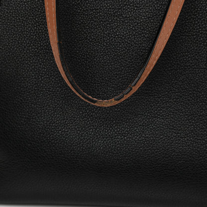 Louis Vuitton Calfskin Lockme Cabas Bois de Rose Black 14 of 14