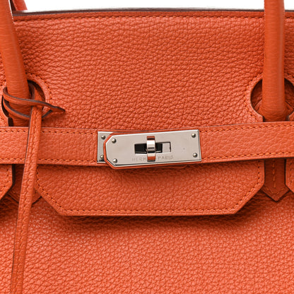 Hermes Togo Birkin 40 Orange 9 of 12