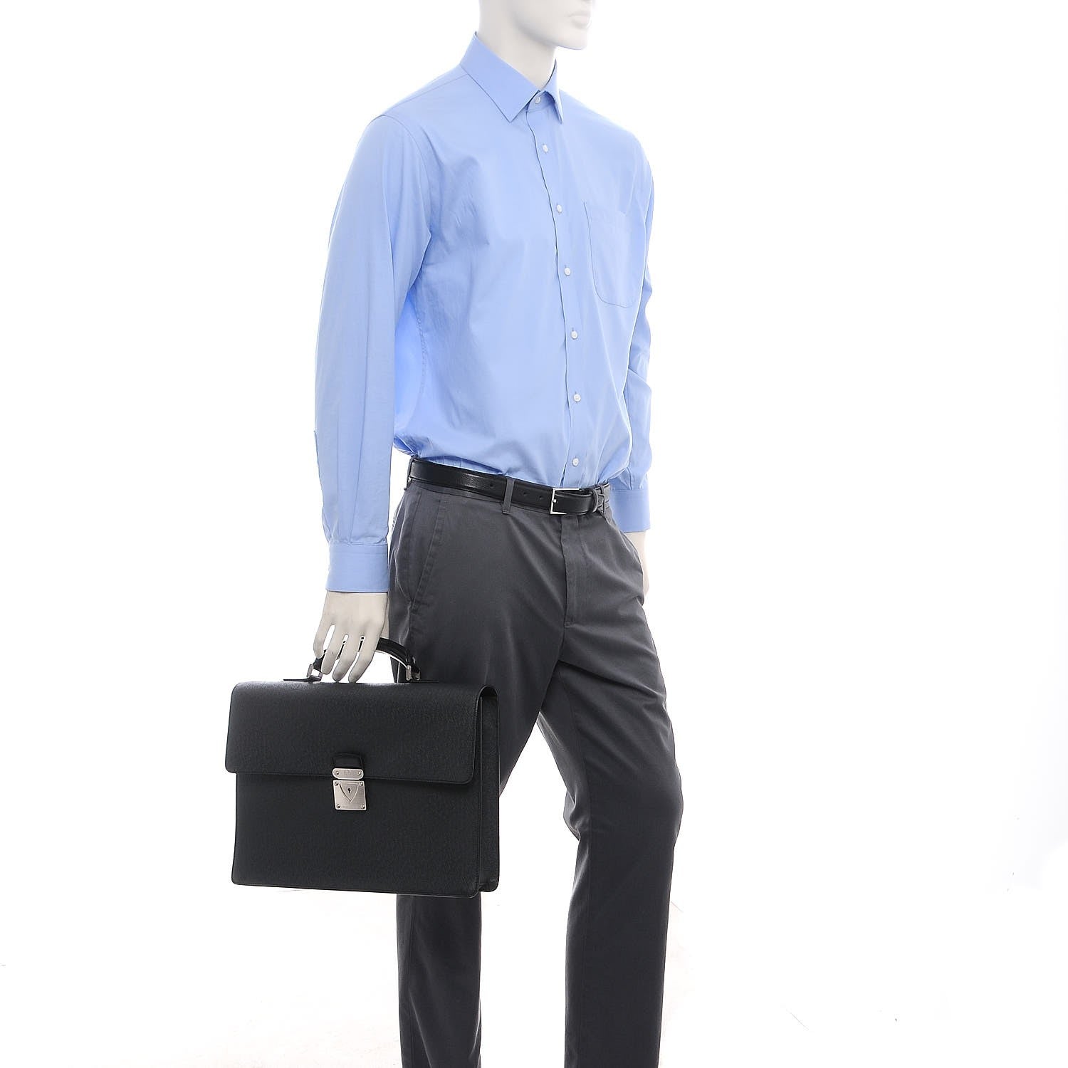 Louis Vuitton Taiga Robusto 1 Compartment Briefcase Ardoise 2 of 11