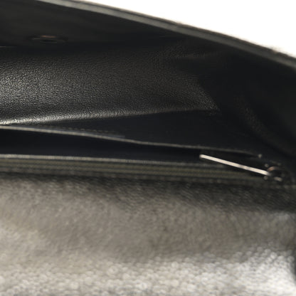 Chanel Metallic Caviar Quilted Mini Rectangular Flap Dark Grey 5 of 11