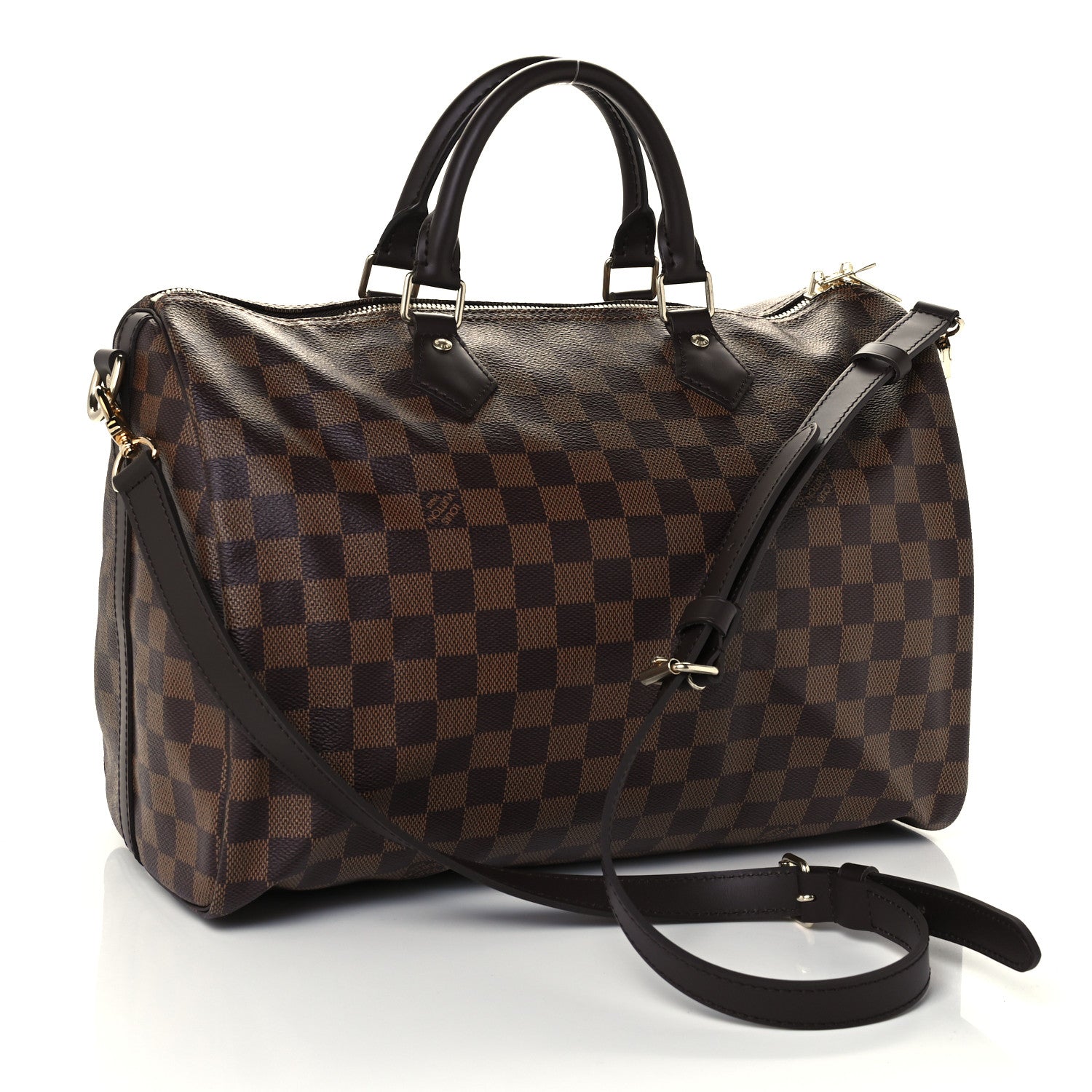 Louis Vuitton Damier Ebene Speedy Bandouliere 35 3 of 10