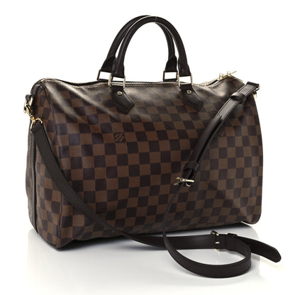 Louis Vuitton Damier Ebene Speedy Bandouliere 35 3 of 10