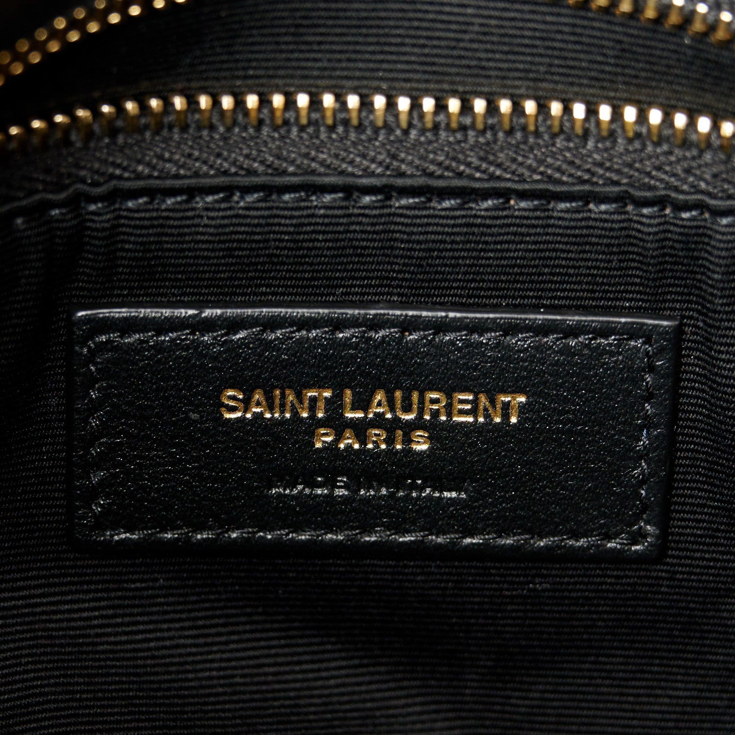 Saint Laurent Lambskin Quilted Small Loulou Puffer Monogram Chain Satchel Black 6 of 11
