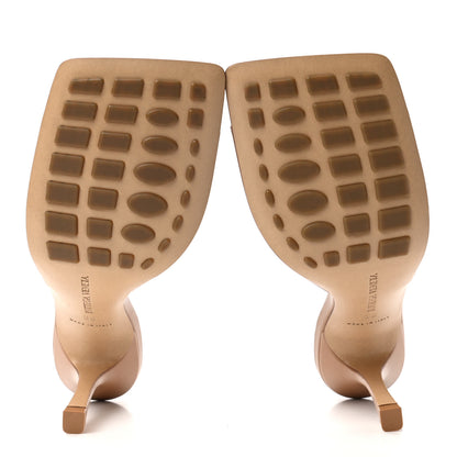 Bottega Veneta Lambskin Stretch Mule Sandals 38 Nude 5 of 7