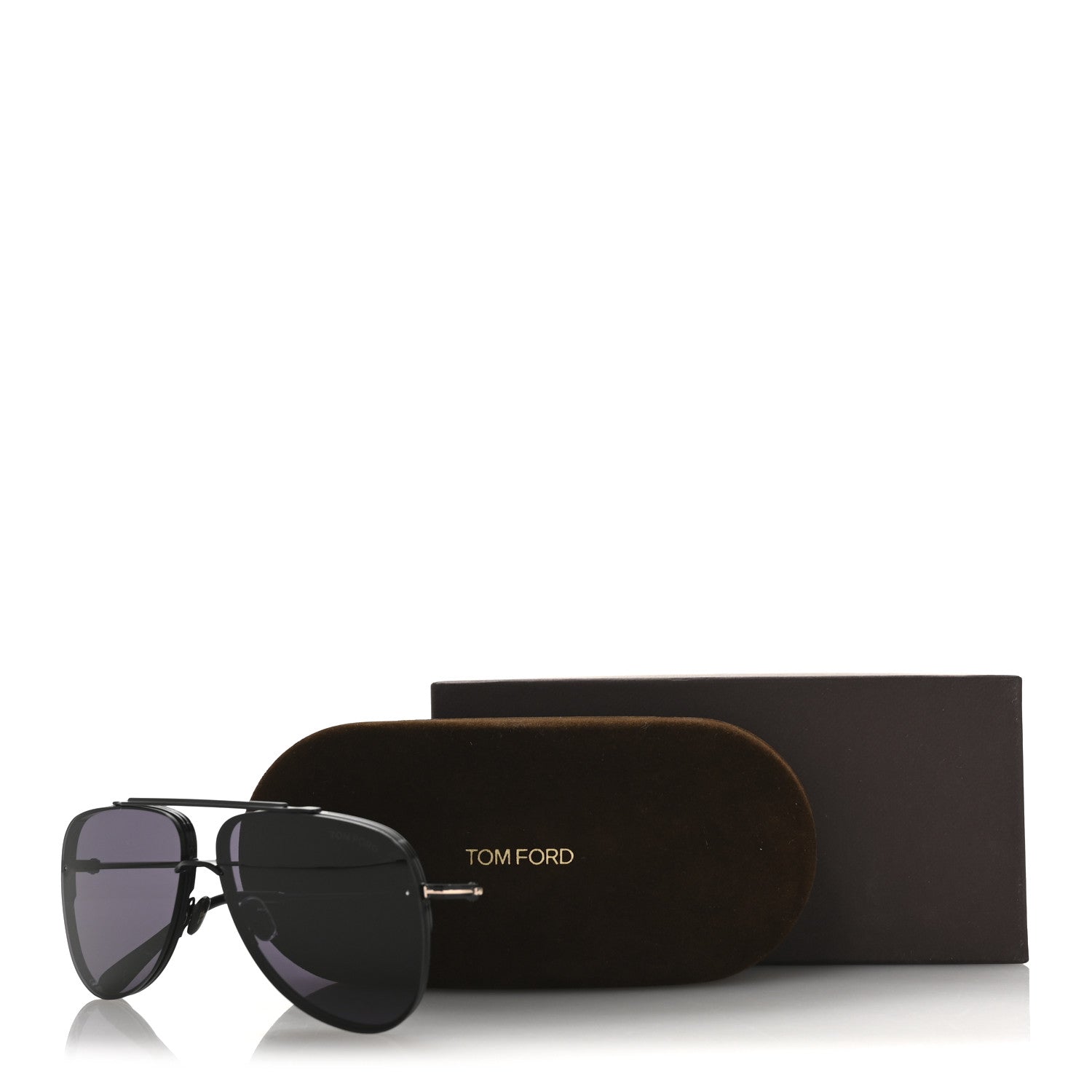 Tom Ford Aviator Leon Sunglasses TF 1071 Black 8 of 8