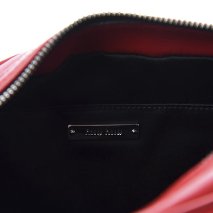 Miu Miu Soft Calfskin Crossbody Bag Fuoco 8 of 9