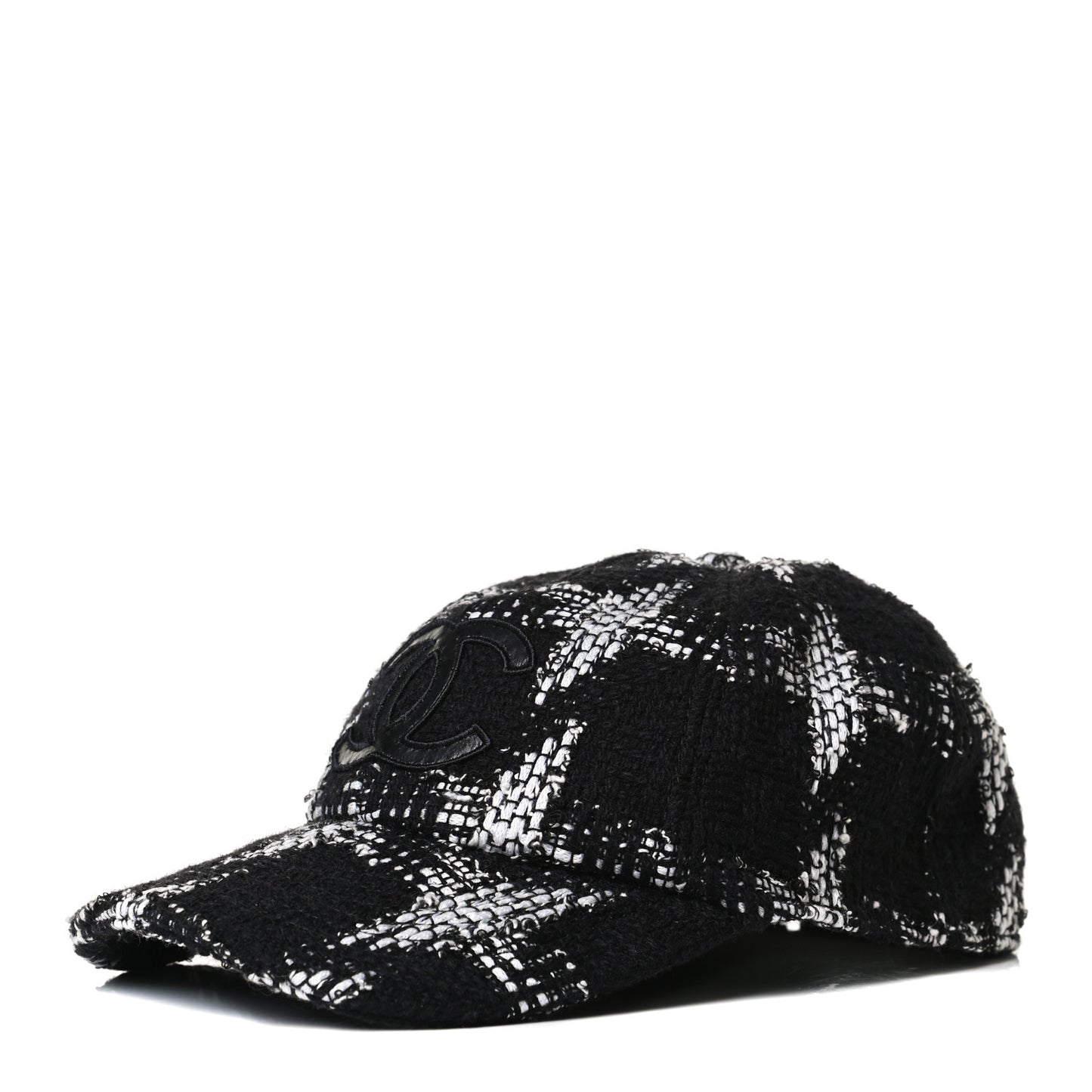 Tweed CC Cap Hat S Black White