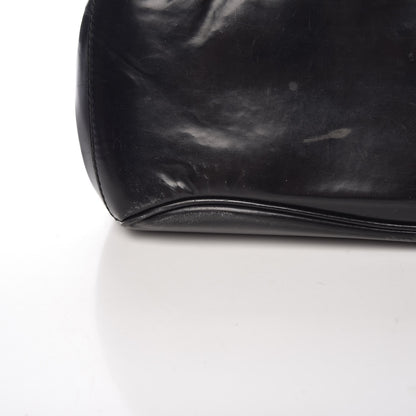 Gucci Regent Calfskin Bamboo Medium Lady Lock Top Handle Bag Black 11 of 13