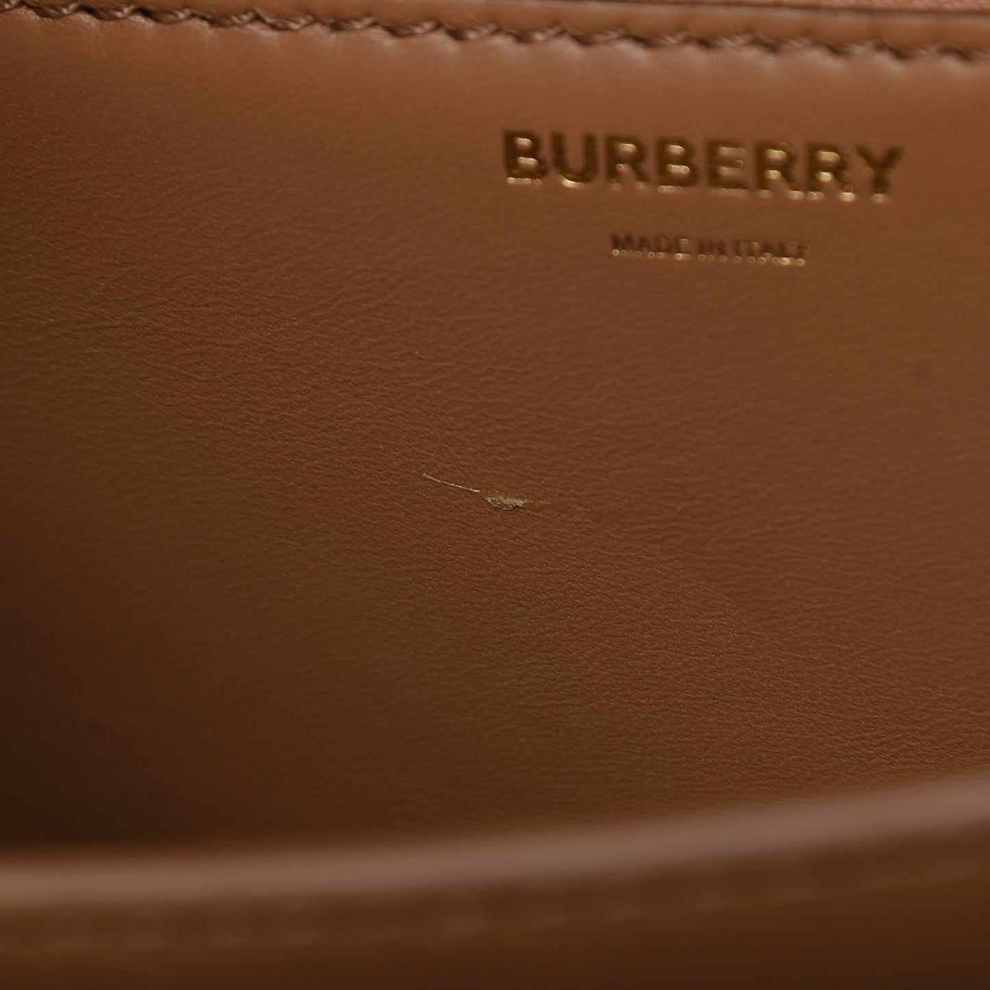 Calfskin Medium TB Bag Brown