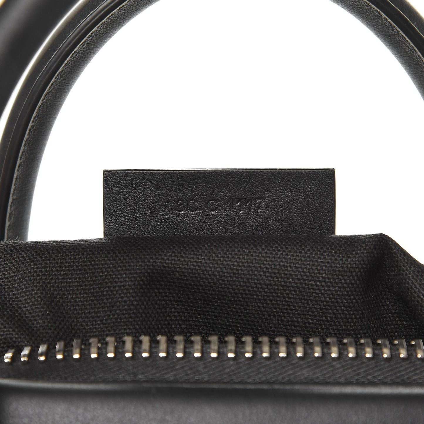 Calfskin Suede Small Studded Chevron Antigona Black