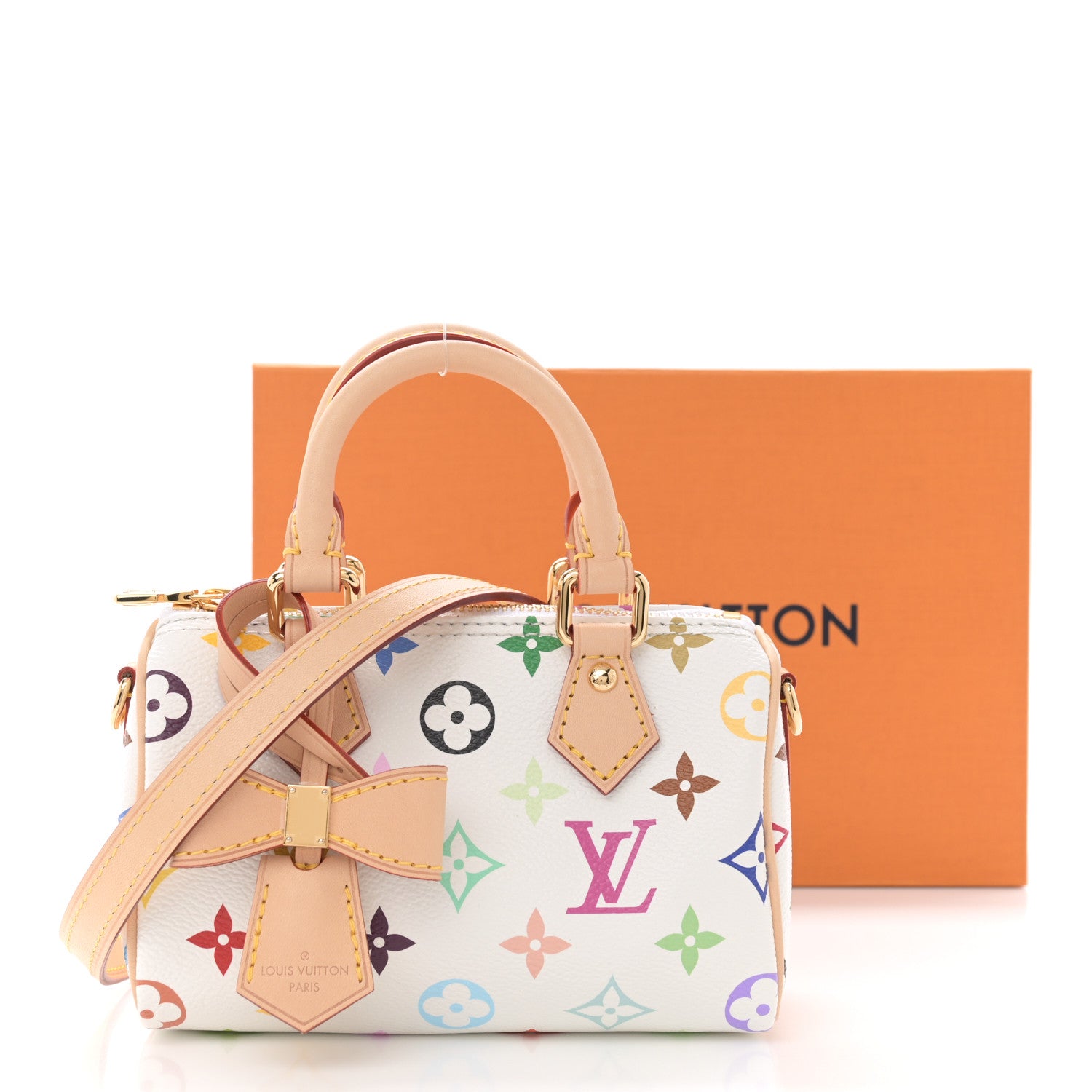 Louis Vuitton LV X TM Monogram Multicolor Nano Speedy White 10 of 10