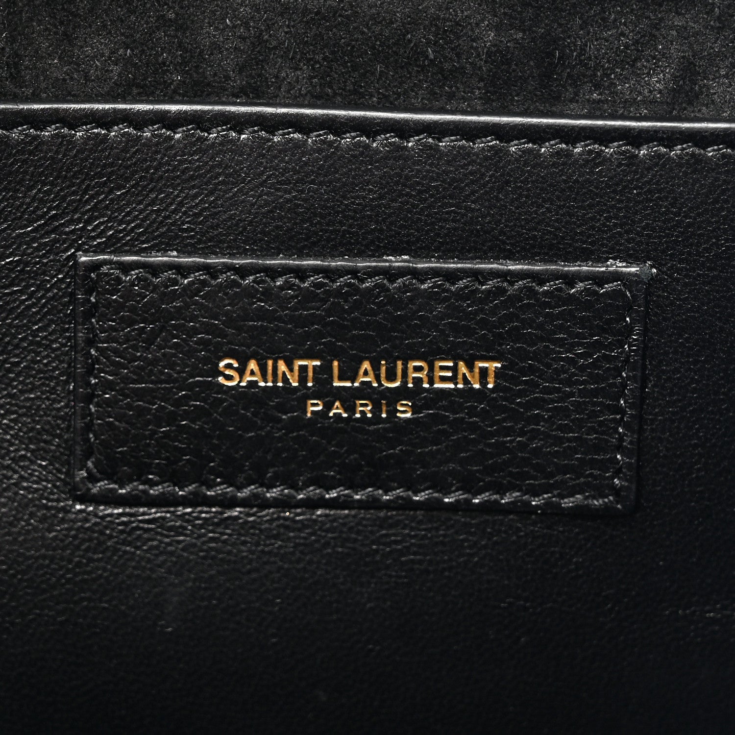 Saint Laurent Textured Metallic Calfskin Classic Monogram Cassandre Clutch Silver 6 of 14