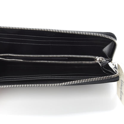 Prada Saffiano Zip Around Wallet Black 5 of 6