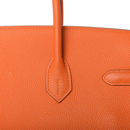 Hermes Togo Birkin 35 Orange 8 of 33