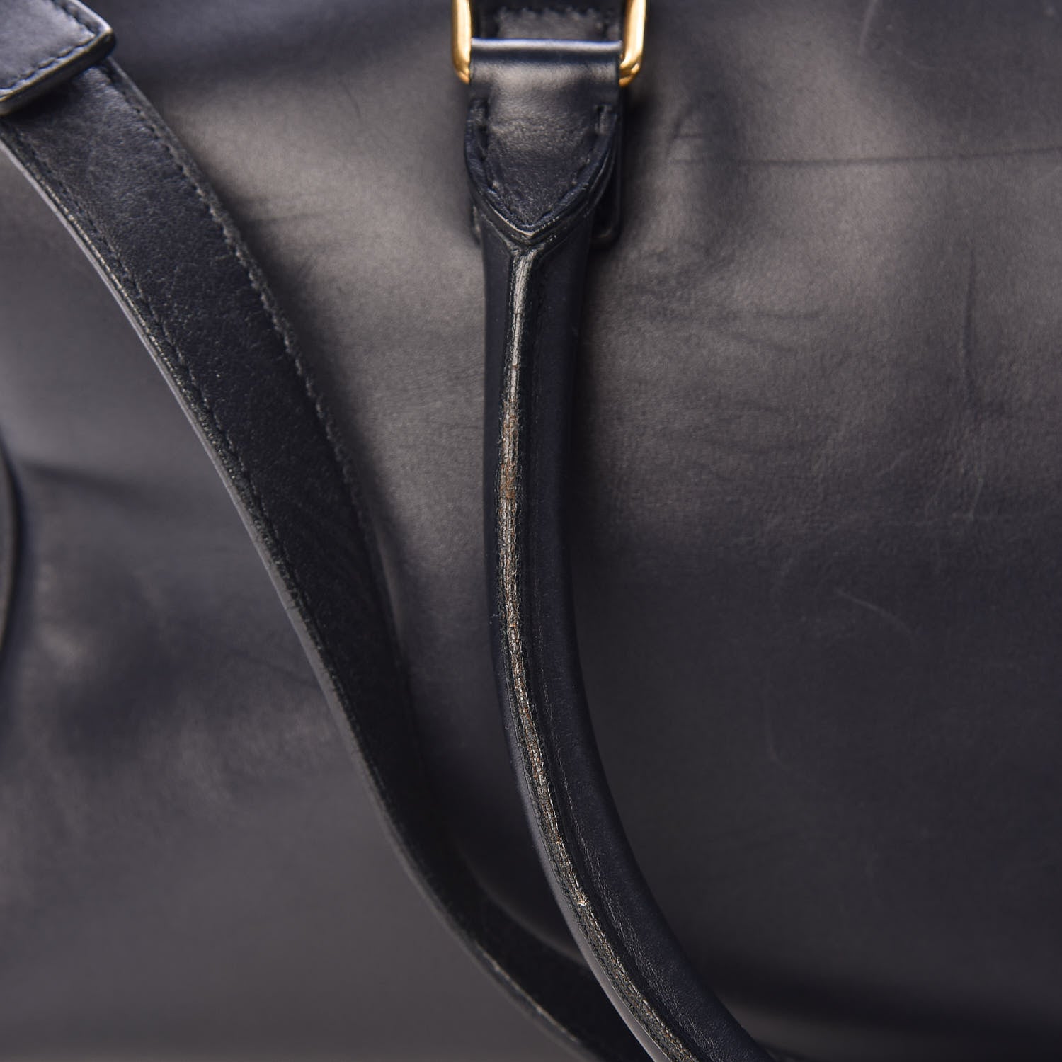 Saint Laurent Calfskin Classic Duffle 6 Marine 15 of 18
