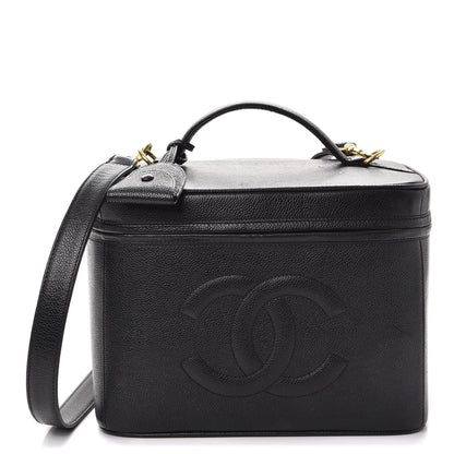 Chanel Caviar Vanity Case Black 1 of 14