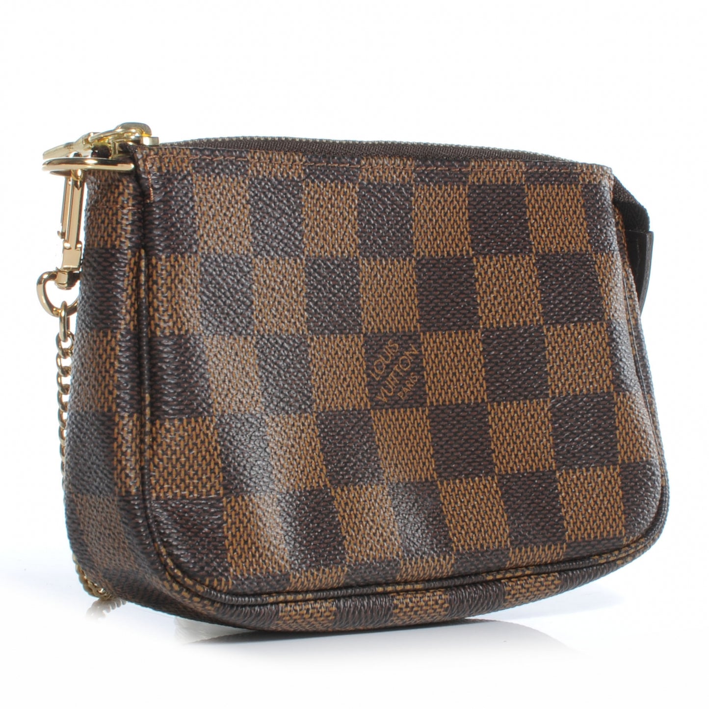Damier Ebene Mini Pochette Accessories Bag