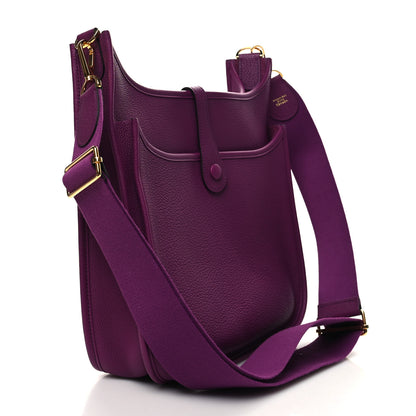 Hermes Taurillon Clemence Evelyne III PM Anemone 3 of 10