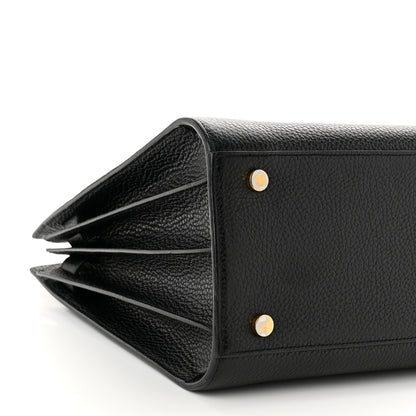 Saint Laurent Grained Calfskin Small Sac De Jour Black 9 of 11