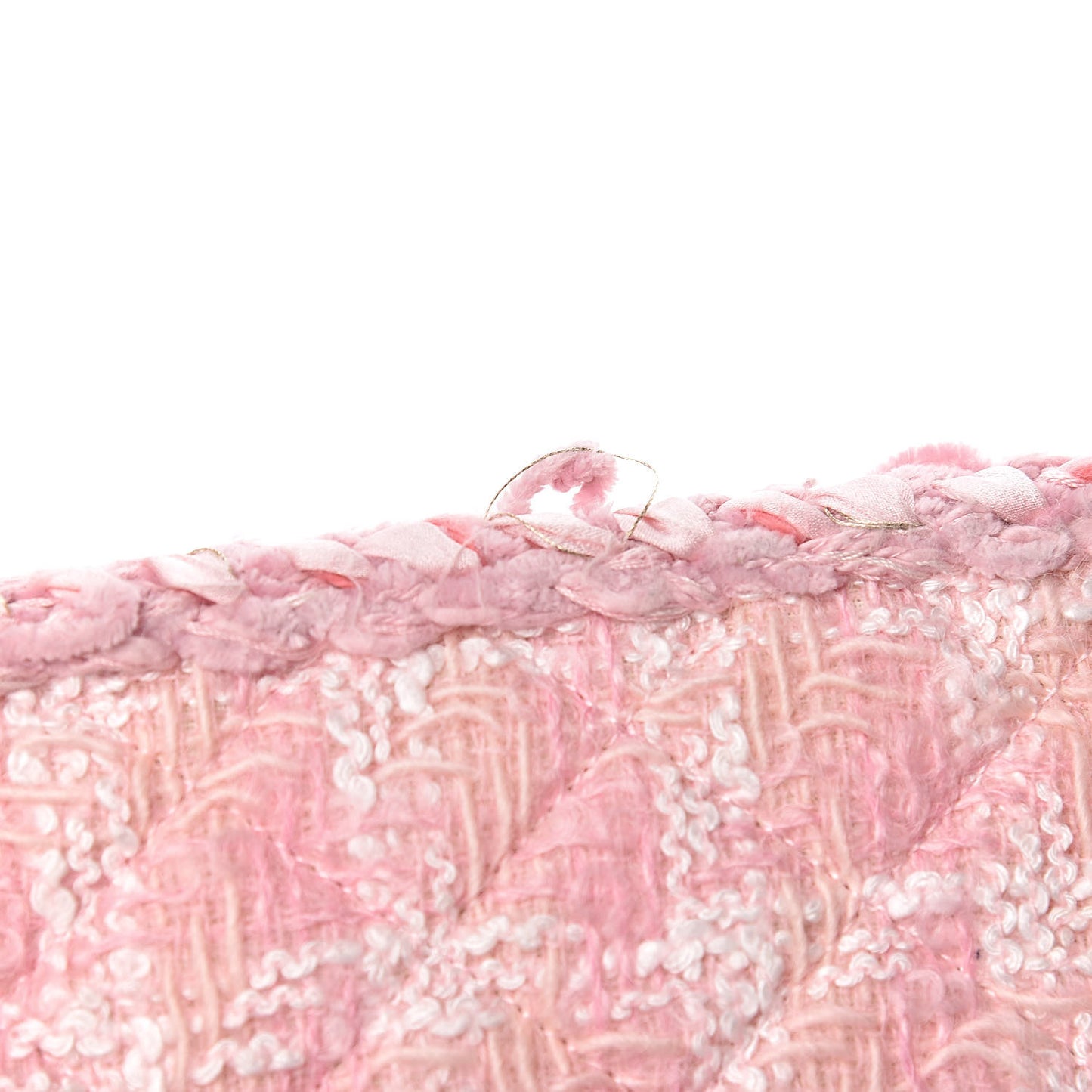 Tweed Braid Mini Reissue Square Flap Pink
