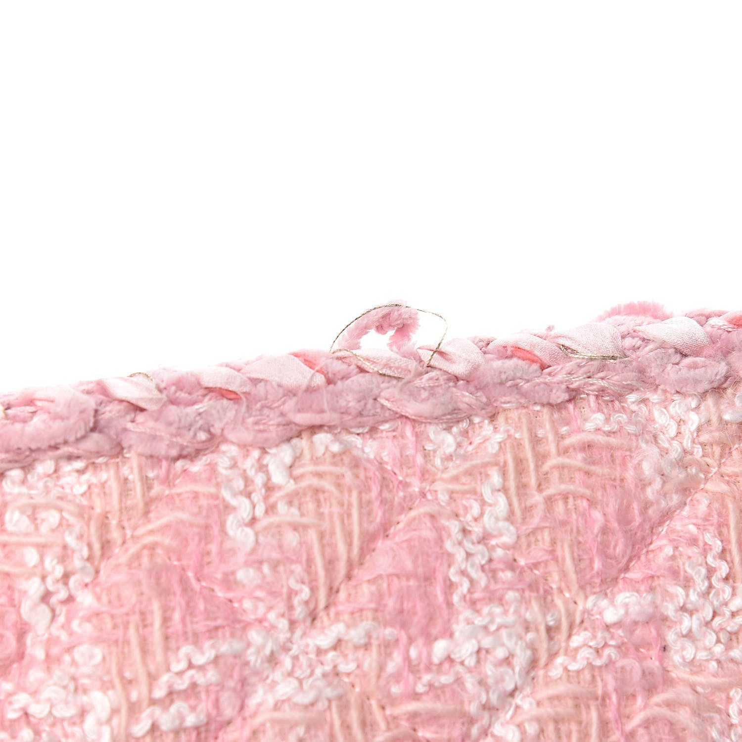 Chanel Tweed Braid Mini Reissue Square Flap Pink 11 of 17