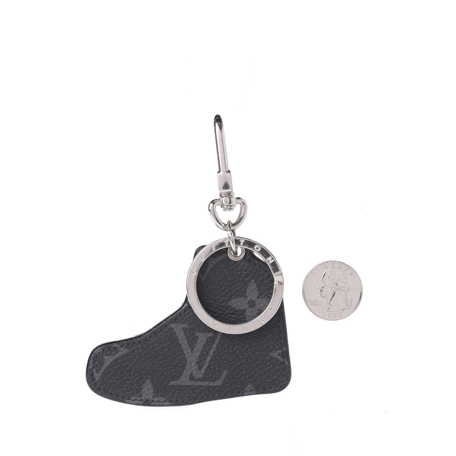Louis Vuitton Monogram Eclipse Trainer Mini Bag Charm Key Ring 2 of 3