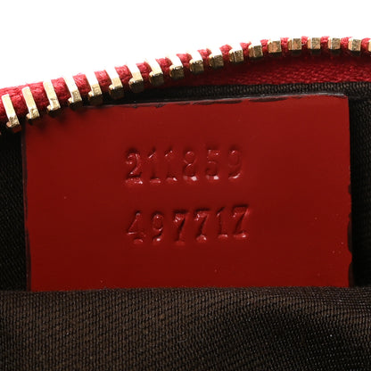 Gucci GG Plus Monogram Tattoo Heart Boat Pochette Off White Red 6 of 12